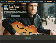Tablet Screenshot of musiclessons.com
