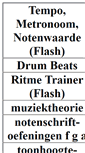 Mobile Screenshot of musiclessons.nl